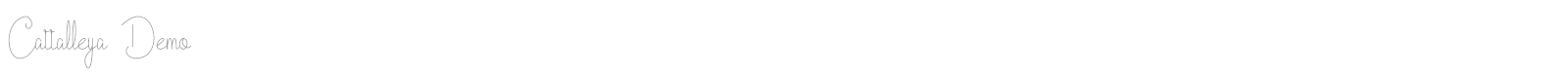 Cattalleya font preview